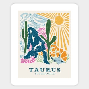 Taurus - The Stubborn Wanderer Sticker